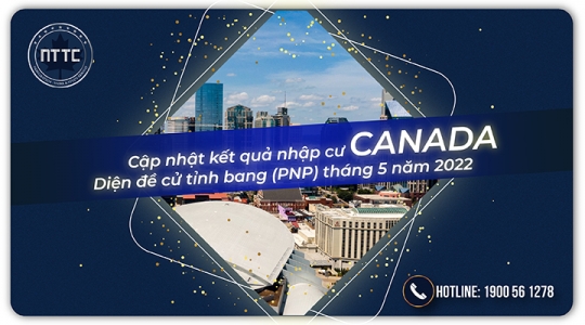 Kêt quả nhập cư Canada da diện đề cử tỉnh bang PNP Tháng 05-2022