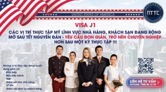 Cơ Hội Thực Tập, Làm Việc Mỹ Trong Khuôn Khổ Visa J1